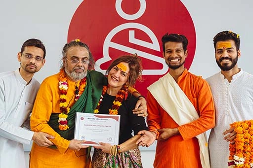 Laetitia Haziza, student of Nirvana Yoga School with her 200 hour Kundalini Yoga Teacher Training certification	